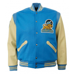 Varsity 1952 Detroit Lions Cream and Blue Jacket